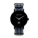 Stylish black watches with Nato strap by Deveron Lewendal brand