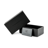 Matte black box for watches by Deveron Lewendal brand